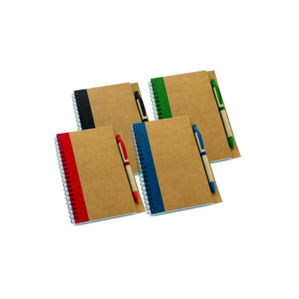 Caderno Cortiça com Porta Esferográfica