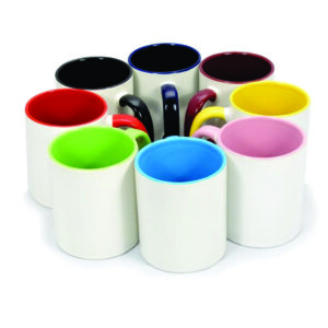 Caneca Cerâmica 350ml Colorida