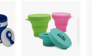 Copo Dobravel de Silicone