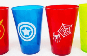 Copos personalizados aniversário
