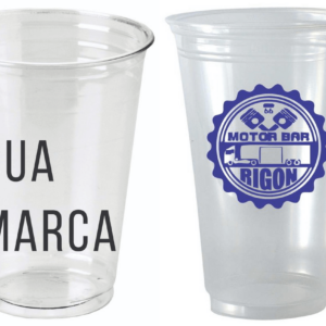 Copos plásticos descartáveis personalizados