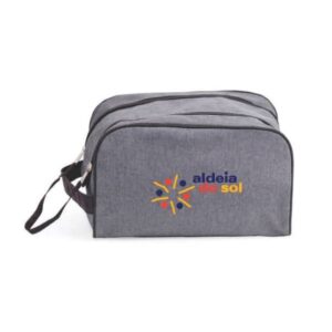 Necessaire Algodão Ziper Duplo
