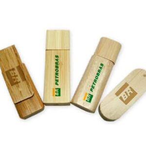 Pen Drive Bambu Cristal
