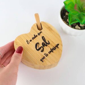 Saleiro Coração Personalizado